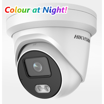 DS-2CD2347G1-L 4MP ColorVu Turret Dome CCTV Camera With Colour At Night
