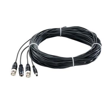 20 Metre CCTV Cable with Video and power BNC Ready-made