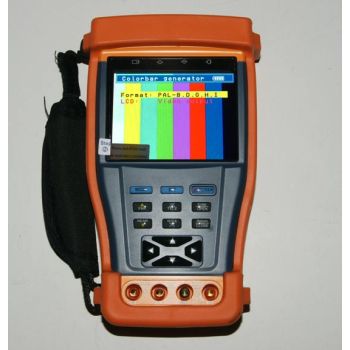 3.5 Inch CCTV Tester with Signal Generator, LAN tester, DMM