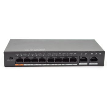 Eight Port PoE Switch QVIS COG-POESWITCH-POE8
