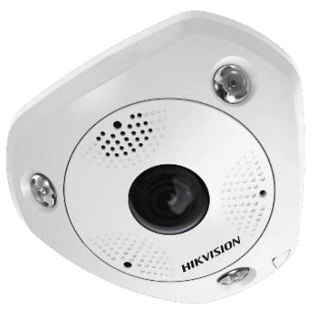 DS-2CD6365G0-IVS 1.27mm 6MP IR Network Fisheye Camera