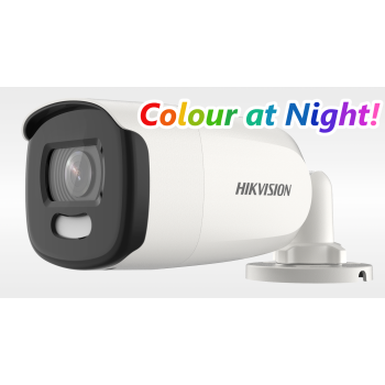 DS-2CE12HFT-F28 5MP ColorVu Fixed Turbo Bullet Camera with Colour At Night