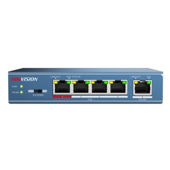 DS-3E0106HP-E 4 Port PoE switch
