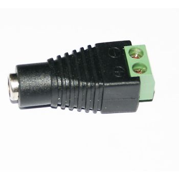 Female DC Power Plug for CCTV Cameras
