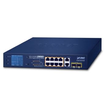 FGSD-1022VHP 8-Port PoE Switch with LCD Screen