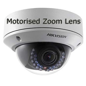 HIKVision DS-2CD2722FWD-IZ(S) 2MP Motorised Vandal Resistant Dome IP Network Camera with 30m IR