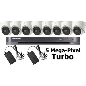 Eight Camera Budget High Definition 4MP Turbo Kit with 2TB HDD from HIKVision
