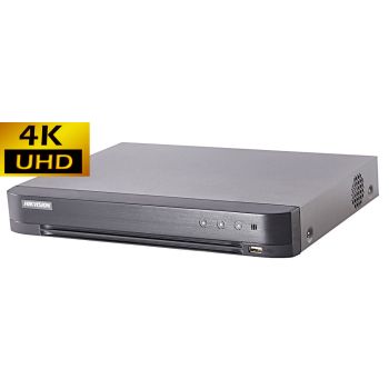 iDS-7208HUHI-M1/XT 8 Mega-Pixel 8 Channel 4K Turbo DVR & 2TB Hard Drive Bundle