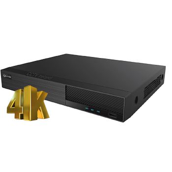 QVIS Viper 4K 4 Channel Hybrid DVR with 1TB HDD