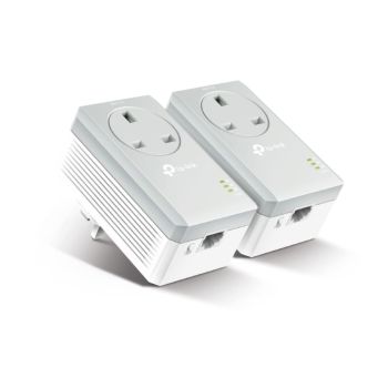 TP-Link TL-PA4010P KIT AV600 Passthrough Powerline Starter Kit