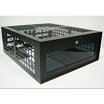Slim Steel Case for CCTV Recorder - Cage - Lockable