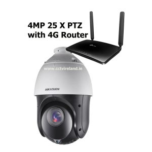 HIKVision Cow Calving PTZ Camera 4MP 25 X Zoom - programmed with TP-Link 4G Router 