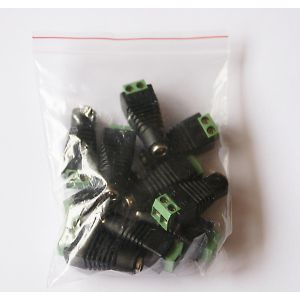 Female DC Power Plug for CCTV Cameras 10 Pack