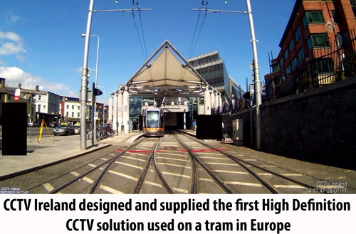 CCTV Ireland First HD CCTV on Tram in Europe CCTV Ireland First HD CCTV on Tram in Europe
